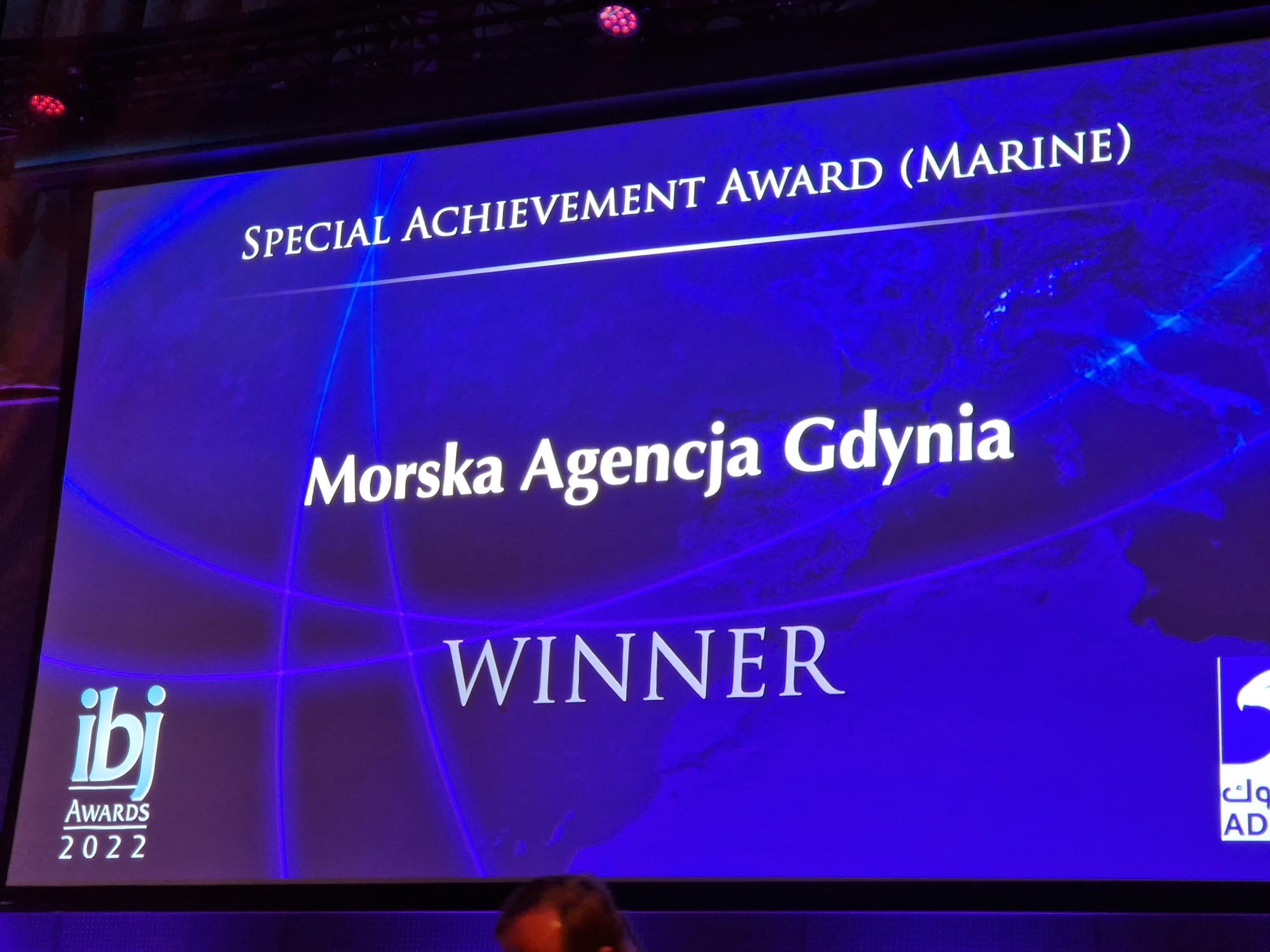 #MAGnews - and the IBJ Award goes to Morska Agencja Gdynia!